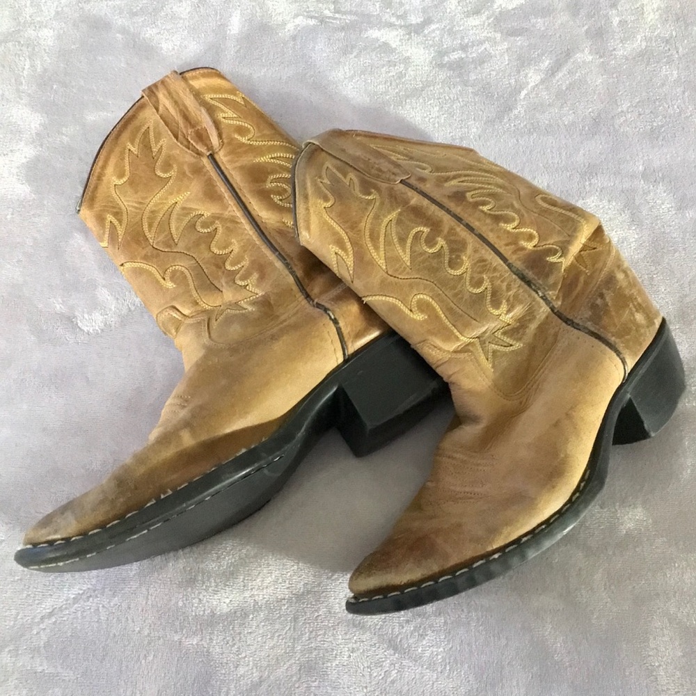 OLD WEST Cowboy Leather Boots